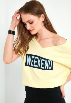 LELA Camiseta Estampada - Yellow, Mujer -LELA Tienda 7869105cdcf742d095a965bb051148a7