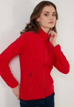LELA HIGH COLLAR ZIPPER - Forro Polar - Red , Mujer 10 LELA HIGH COLLAR ZIPPER - Forro Polar - Red , Mujer -LELA Tienda 78dc18658e8e462bbb746888e9ac081f