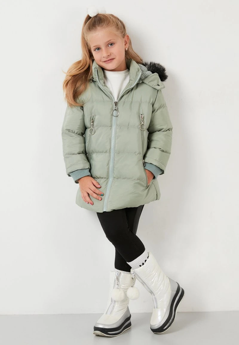 LELA Abrigo De Invierno - Mint, Niños 1 LELA Abrigo De Invierno - Mint, Niños
