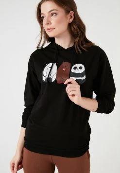 LELA Jersey Con Capucha - Black , Mujer