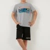 LELA REGULAR FIT SET - Shorts - Grey Melange, Niños