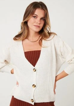 LELA Chaqueta De Punto - Ecru, Mujer -LELA Tienda 7c2825d8f5824b4c8b0a79d6d231fa1c