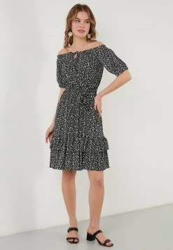 LELA Vestido Informal - Black , Mujer 10 LELA Vestido Informal - Black , Mujer -LELA Tienda 7d5bd3845afd45f09f443535dc03e425