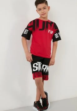 LELA REGULAR FIT - Shorts - Red , Niños -LELA Tienda 7eed0754dd0f4f6484b1c8045745b24f