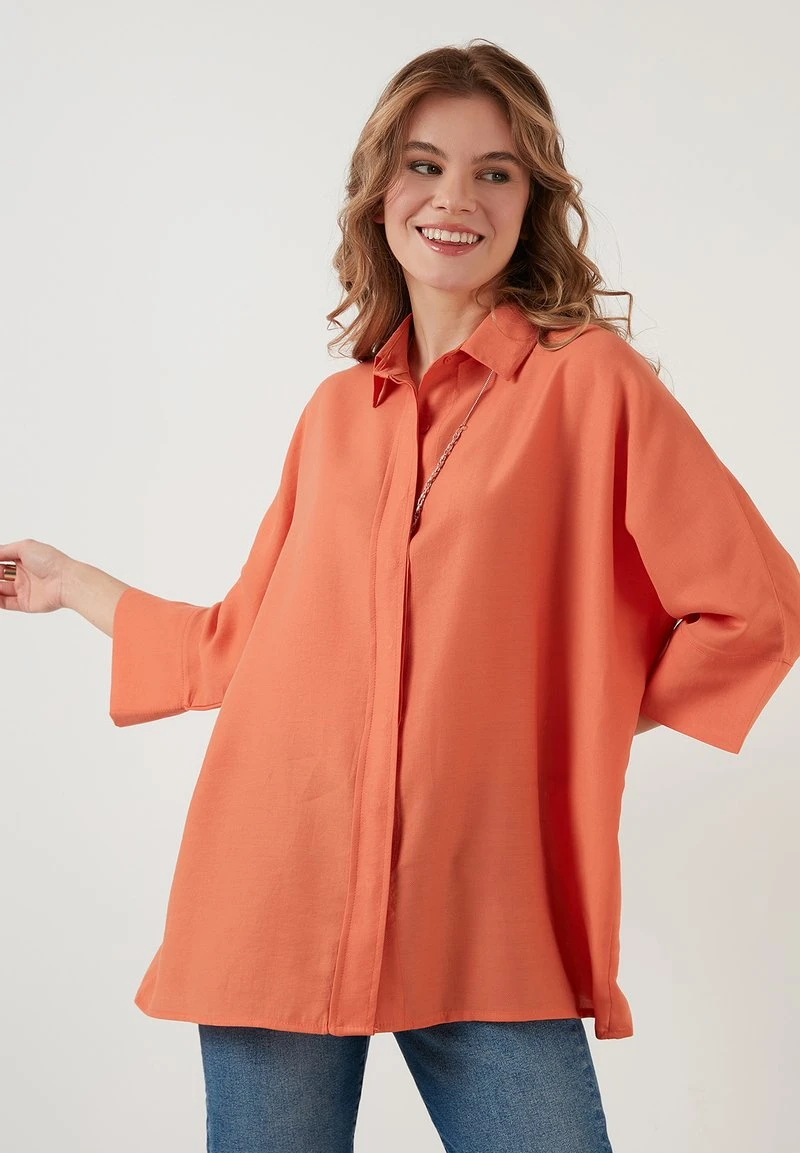 LELA Camisa - Orange , Mujer 3 LELA Camisa - Orange , Mujer - Imagen 3