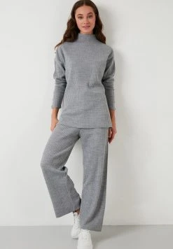 LELA SET - Jersey De Punto - Grey , Mujer