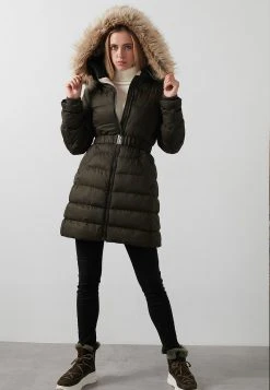 LELA Abrigo De Invierno - Khaki , Mujer