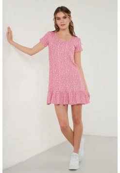 LELA Vestido Informal - Fuchsia , Mujer -LELA Tienda 862cc0b633bc4cbdbba3b242fe70b84c