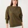 LELA SLIM FIT - Sudadera - Khaki, Mujer