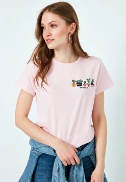 LELA Camiseta Estampada - Light Pink, Mujer -LELA Tienda 8832d1fd5c0e4a8696444956417cfe3a