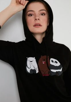 LELA Jersey Con Capucha - Black , Mujer -LELA Tienda 89448b26b6cd4ac2bce694f40d029be1