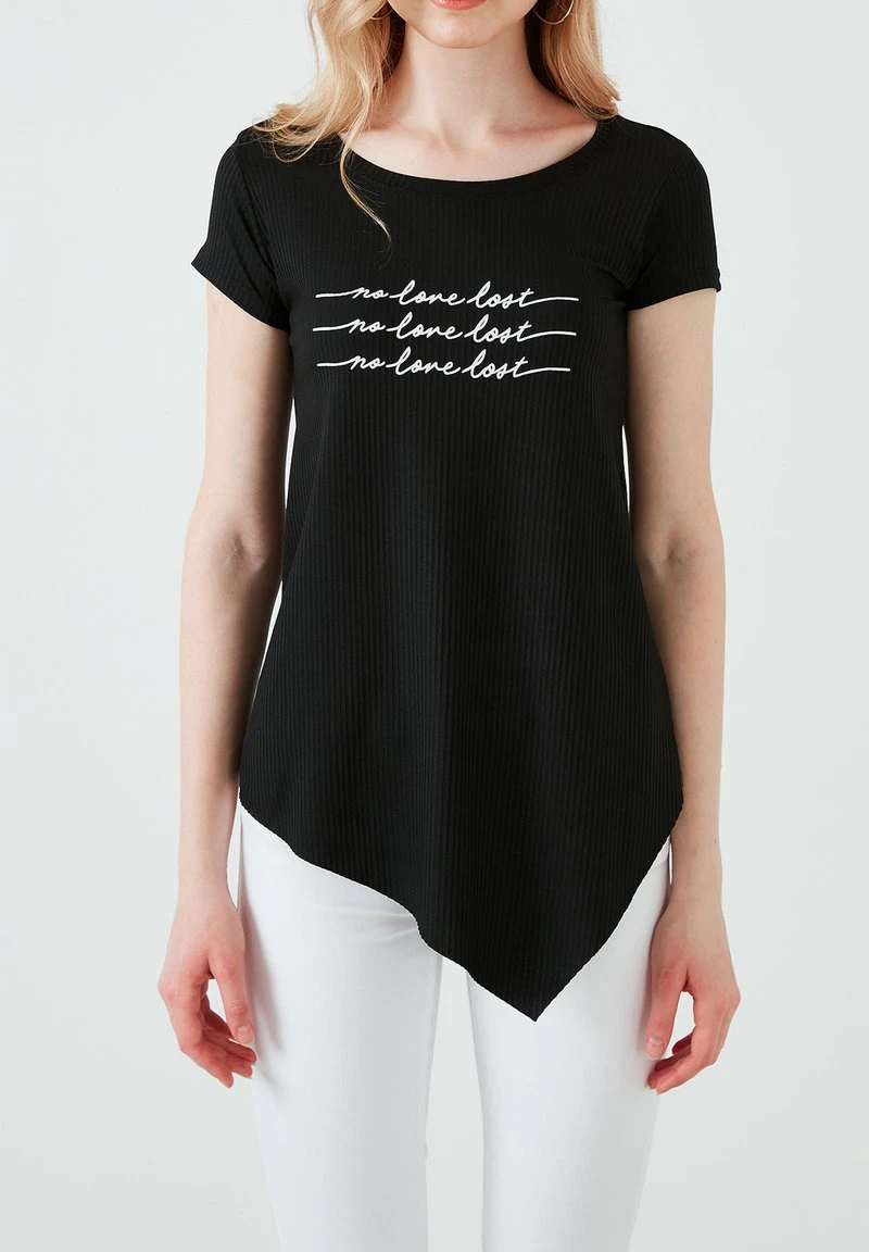 LELA Camiseta Estampada - Black , Mujer 2 LELA Camiseta Estampada - Black , Mujer - Imagen 2