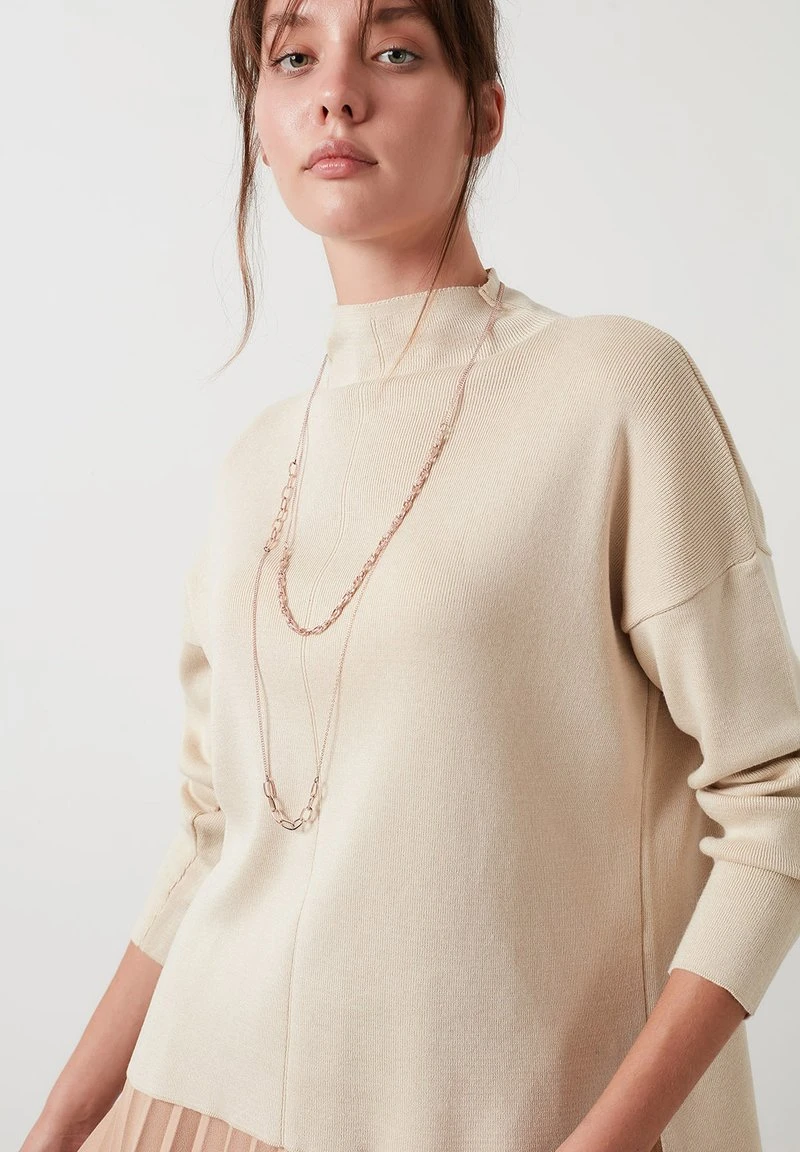 LELA Jersey De Punto - Beige, Mujer 1 LELA Jersey De Punto - Beige, Mujer