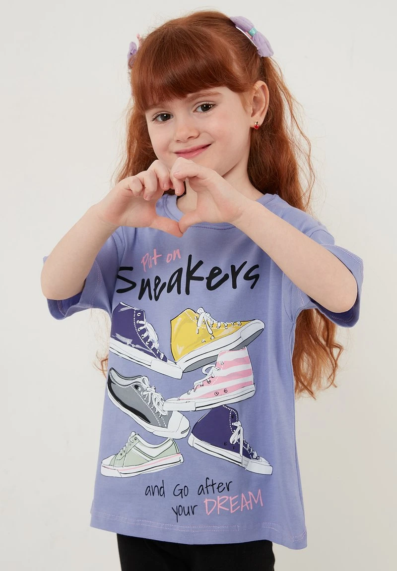 LELA REGULAR FIT T-SHIRT AND LEGGINGS - Leggings - Lilac, Niños 2 LELA REGULAR FIT T-SHIRT AND LEGGINGS - Leggings - Lilac, Niños - Imagen 2