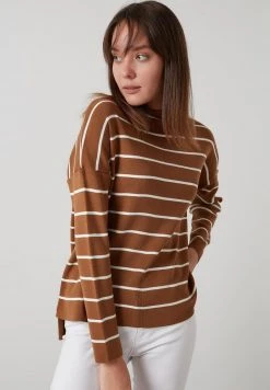 LELA Jersey De Punto - Brown Ecru , Mujer -LELA Tienda 91092aa4c23843a1bbf504fedeb6087e