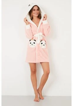 LELA - Albornoz - Salmon, Mujer -LELA Tienda 93c2ae1a9e254712948e82ef944b98fa