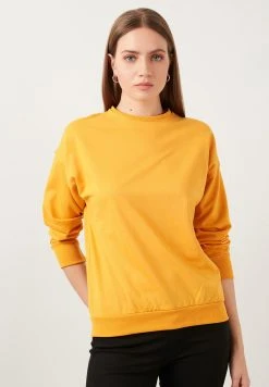 LELA SLIM FIT - Sudadera - Yellow , Mujer -LELA Tienda 9418d0ecd2ab40c7b19a631d5600c04e