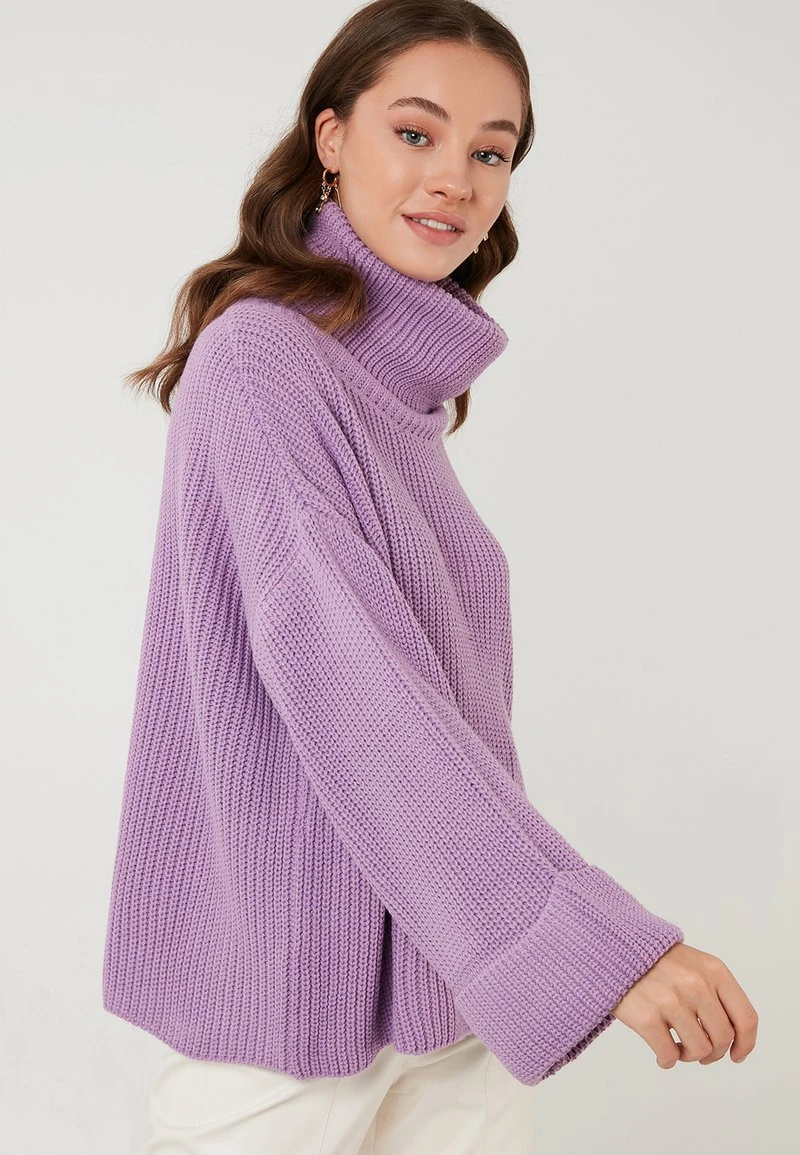LELA BUTTON-DOWN - Jersey De Punto - Lilac , Mujer 4 LELA BUTTON-DOWN - Jersey De Punto - Lilac , Mujer - Imagen 4