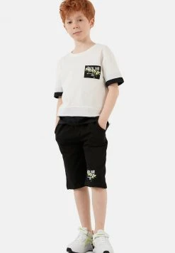LELA REGULAR FIT T-SHIRT AND SHORTS - Shorts - White, Niños
