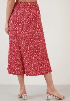 LELA - Falda Acampanada - Red , Mujer -LELA Tienda 95f6d49121a94ab281c7c6f74f33ee1c