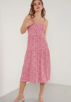 LELA LONG - Vestido Ligero - Fuchsia, Mujer -LELA Tienda 9743be0b7e16425595380157b88d1c24