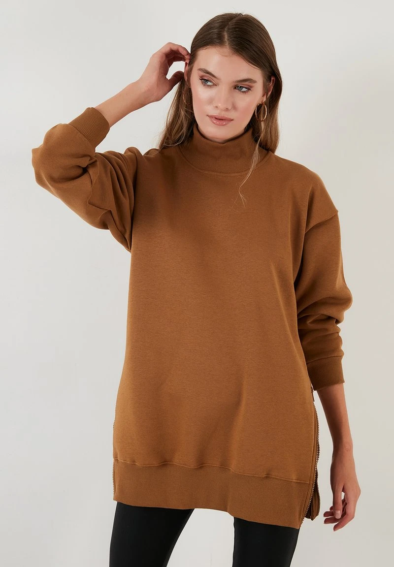 LELA Sudadera - Camel , Mujer 2 LELA Sudadera - Camel , Mujer - Imagen 2