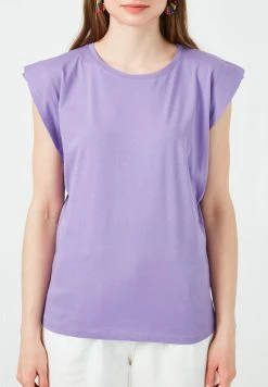 LELA Camiseta Básica - Lilac , Mujer