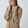 LELA Jersey Con Capucha - Khaki , Mujer