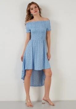 LELA Vestido Informal - Baby Blue , Mujer -LELA Tienda 9a71d29e202b43cdad458b6215a8db61