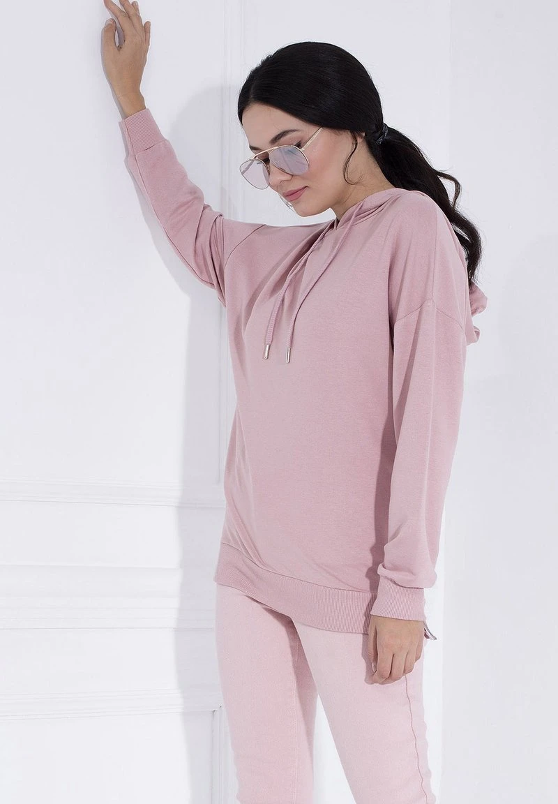LELA Jersey Con Capucha - Rose, Mujer 2 LELA Jersey Con Capucha - Rose, Mujer - Imagen 2