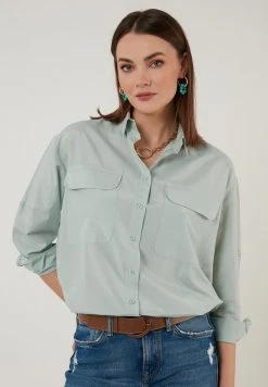 LELA Camisa - Grass Green, Mujer -LELA Tienda 9ca2d113073d4907bb942a87352584ad