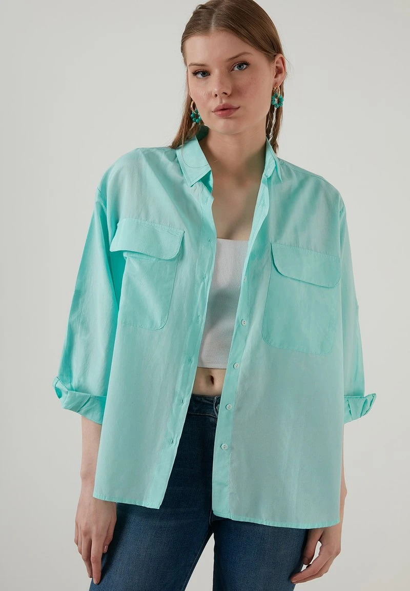 LELA REGULAR FIT - Camisa - Mint , Mujer 1 LELA REGULAR FIT - Camisa - Mint , Mujer