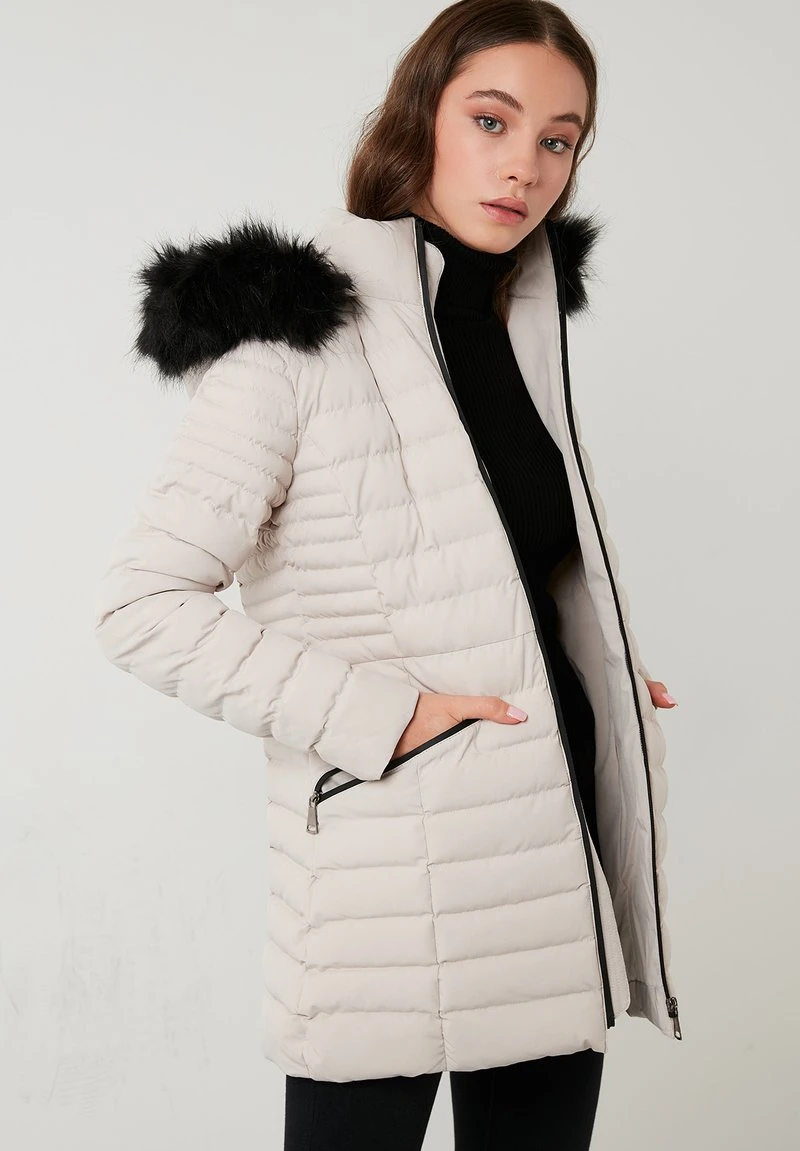 LELA KYLIE - Abrigo De Invierno - Ecru , Mujer 3 LELA KYLIE - Abrigo De Invierno - Ecru , Mujer - Imagen 3