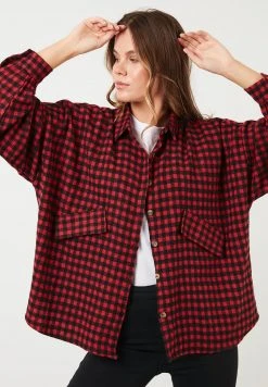 LELA Camisa - Red , Mujer -LELA Tienda a2897725547c4a3ca3402a4e0fad83fa
