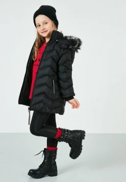 LELA - Abrigo De Invierno - Black , Niños
