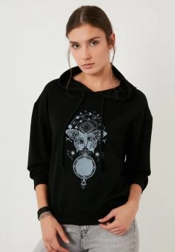 LELA Jersey Con Capucha - Black , Mujer -LELA Tienda a2b8b3a632b044e3bda955ea8adc882b