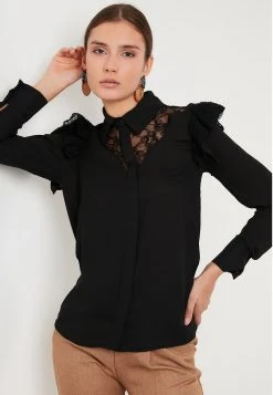 LELA Camisa - Black , Mujer