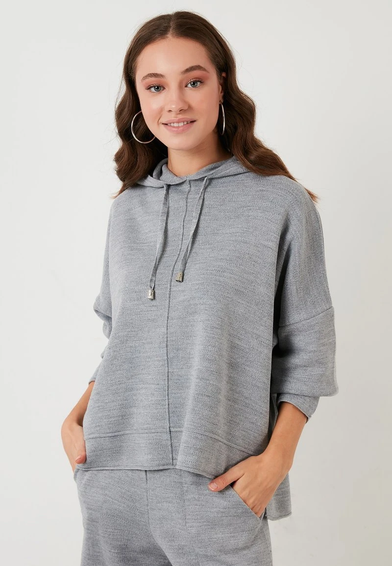 LELA SET - Jersey Con Capucha - Grey, Mujer 1 LELA SET - Jersey Con Capucha - Grey, Mujer