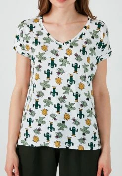 LELA Camiseta Estampada - Green , Mujer -LELA Tienda a7460c7b70b747e89af977dd1870427d
