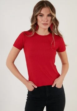 LELA Camiseta Estampada - Red , Mujer