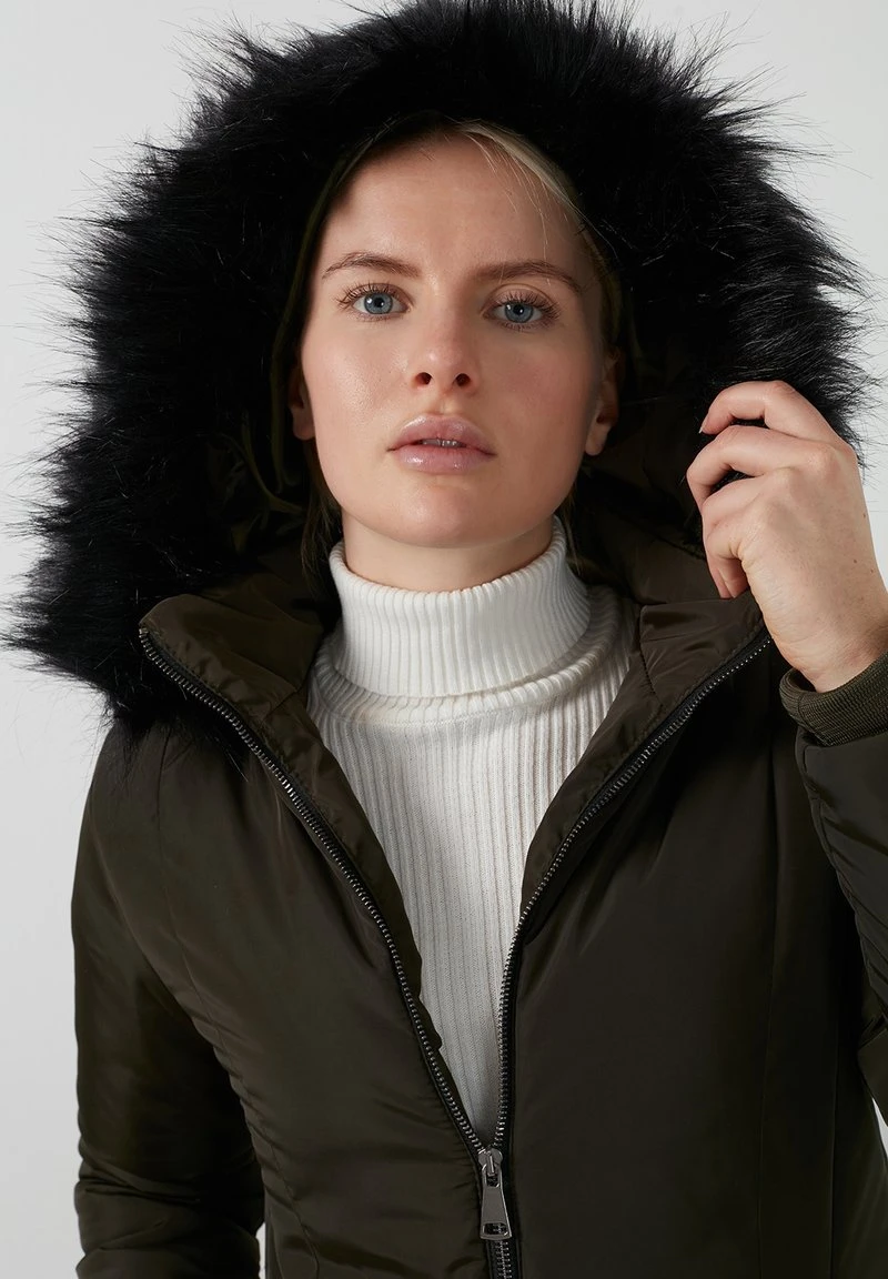 LELA Abrigo De Invierno - Khaki, Mujer 4 LELA Abrigo De Invierno - Khaki, Mujer - Imagen 4