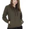 LELA Jersey Con Capucha - Khaki, Mujer