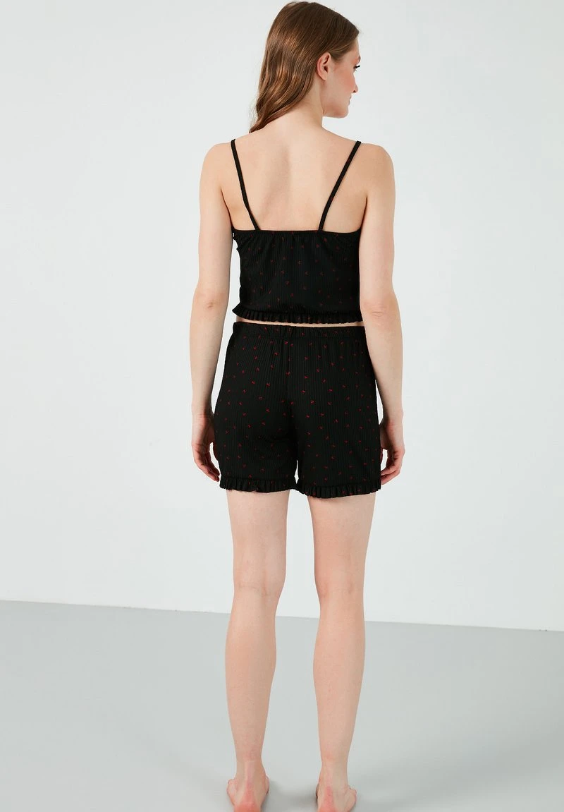 LELA Pijama - Black-red , Mujer 3 LELA Pijama - Black-red , Mujer - Imagen 3