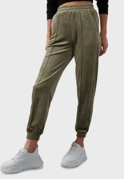 LELA Pantalones Deportivos - Khaki , Mujer