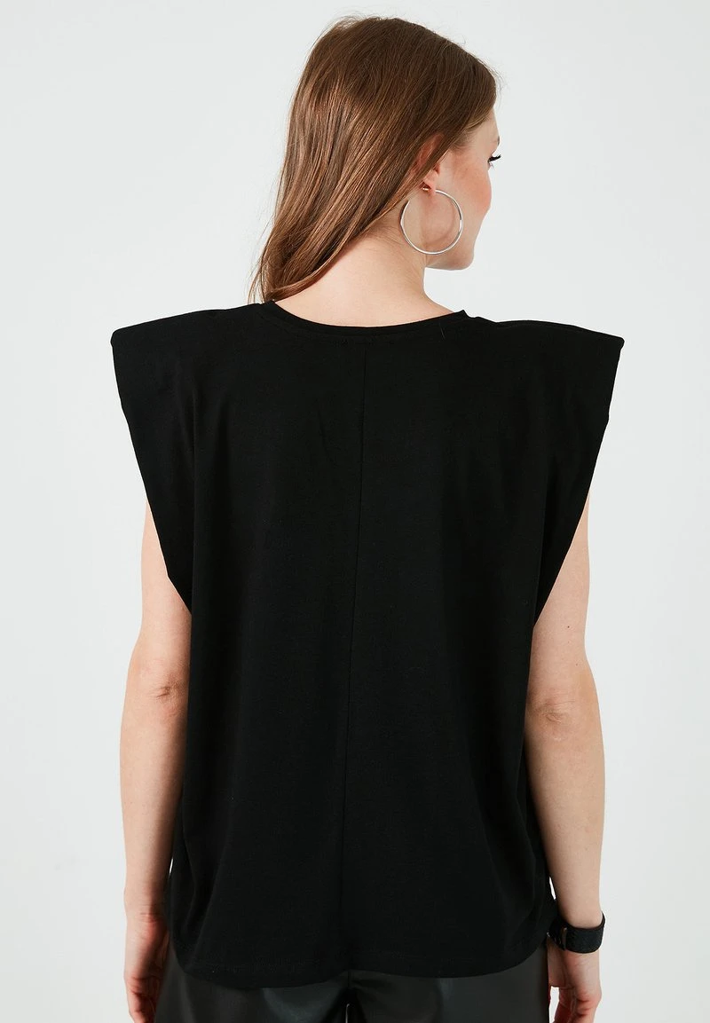 LELA Camiseta Estampada - Black , Mujer 2 LELA Camiseta Estampada - Black , Mujer - Imagen 2