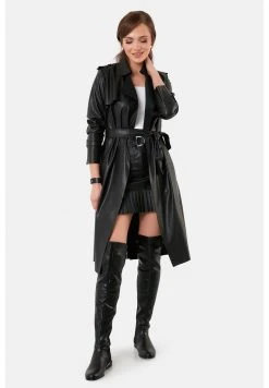 LELA Gabardina - Black , Mujer