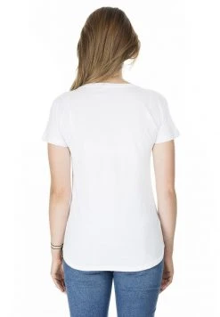 LELA Camiseta Estampada - White, Mujer -LELA Tienda ac97fdf9eda14857b8ea468d843a8dd3