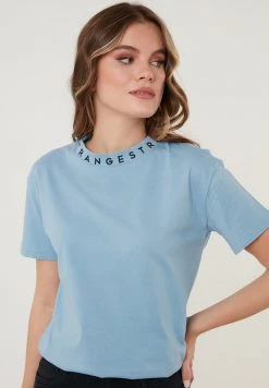 LELA Camiseta Estampada - Baby Blue , Mujer -LELA Tienda af25ab589cf54923a623472e1a2bf7f5