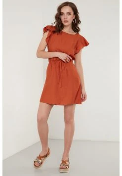 LELA Vestido Informal - Brick Red , Mujer 7 LELA Vestido Informal - Brick Red , Mujer -LELA Tienda af97a999ff1343848de4e5c23f5477b1