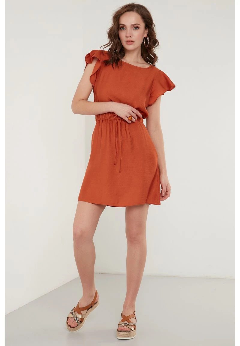 LELA Vestido Informal - Brick Red , Mujer 4 LELA Vestido Informal - Brick Red , Mujer - Imagen 4